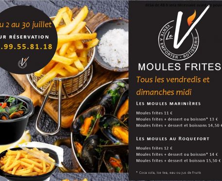 Moules frites à emporter